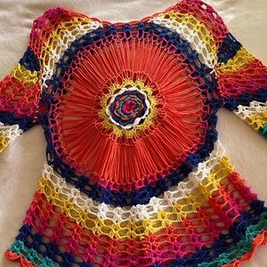 Crochet colorful, coverup